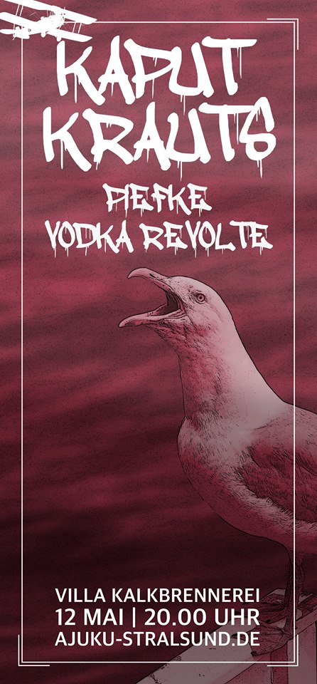 OPEN AIR: Kaput Krauts, Piefke, Vodka Revolte am 12. Mai