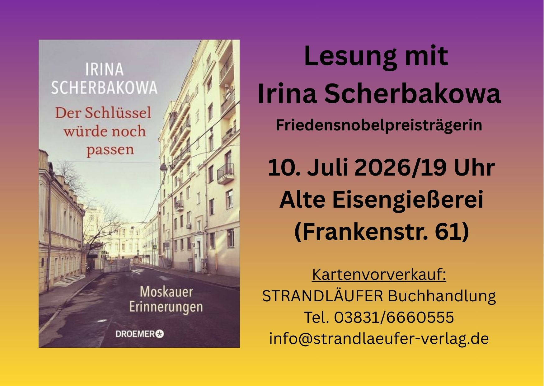 Der Schlüssel würde noch passen